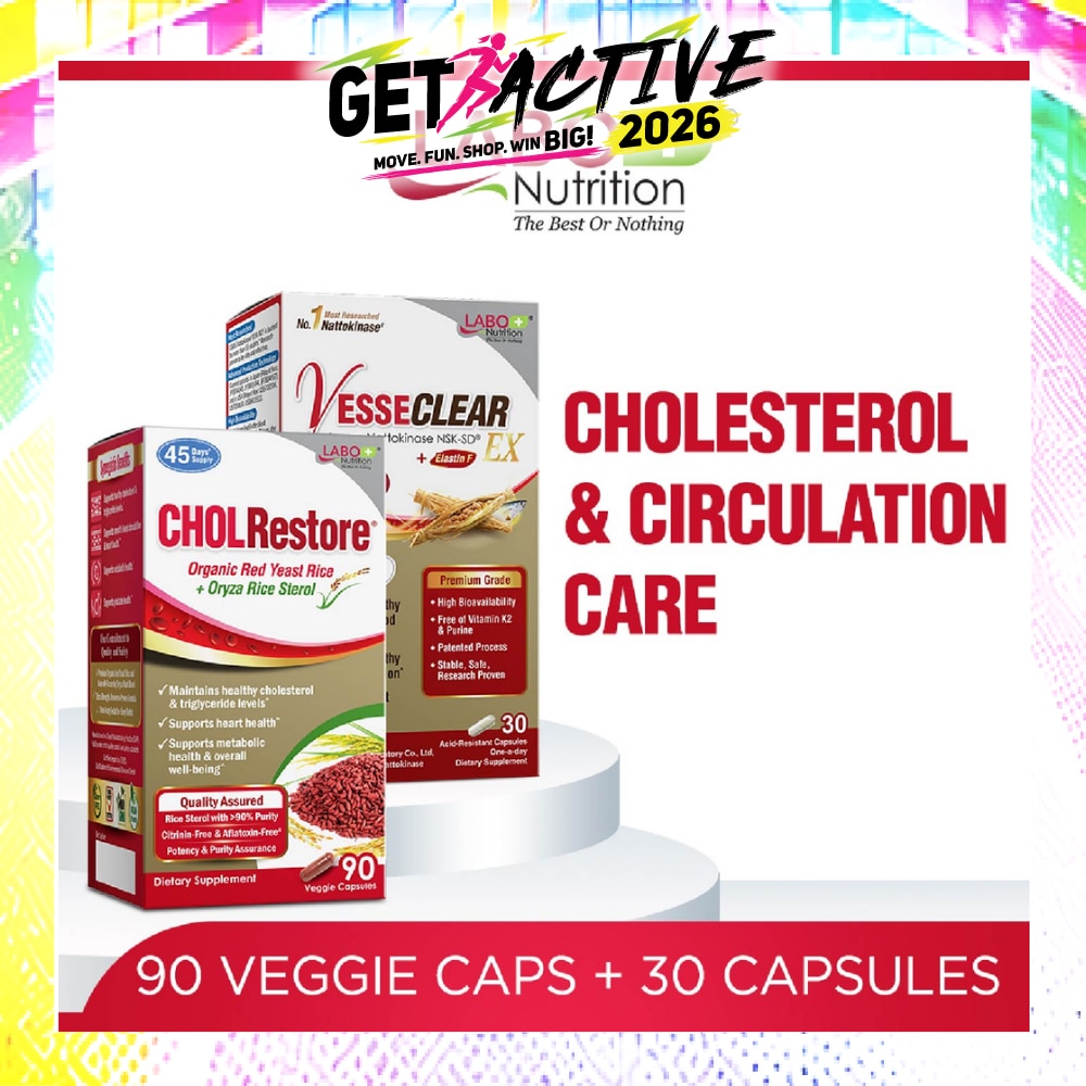 CHOLRestore & VESSECLEAR EX Heart Health Supplement Bundle Set 1s image