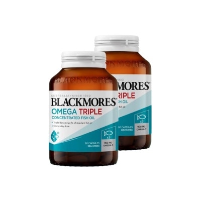 BLACKMORES - Omega Triple Concentrated Fish Oil Capsules Bundle Set 1s image