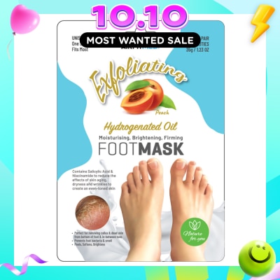 AF MEDI Medi Peach Exfoliation Foot Mask 1s image