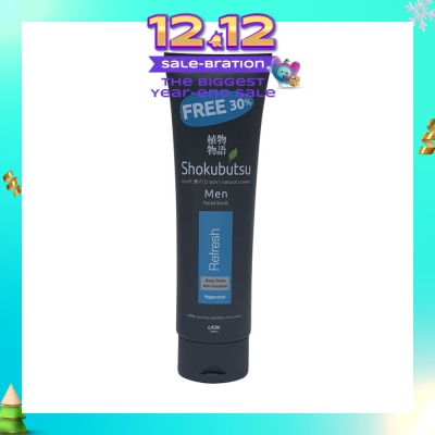 SHOKUBUTSU Men Facial Foam 100g - Refresh