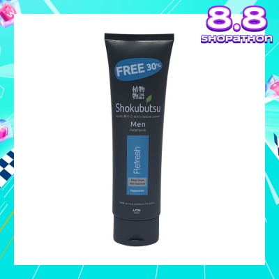 SHOKUBUTSU Men Facial Foam 100g - Refresh