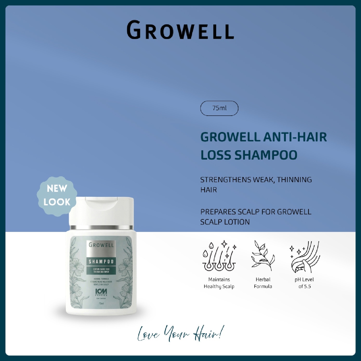 Growell Shampoo 75ml
