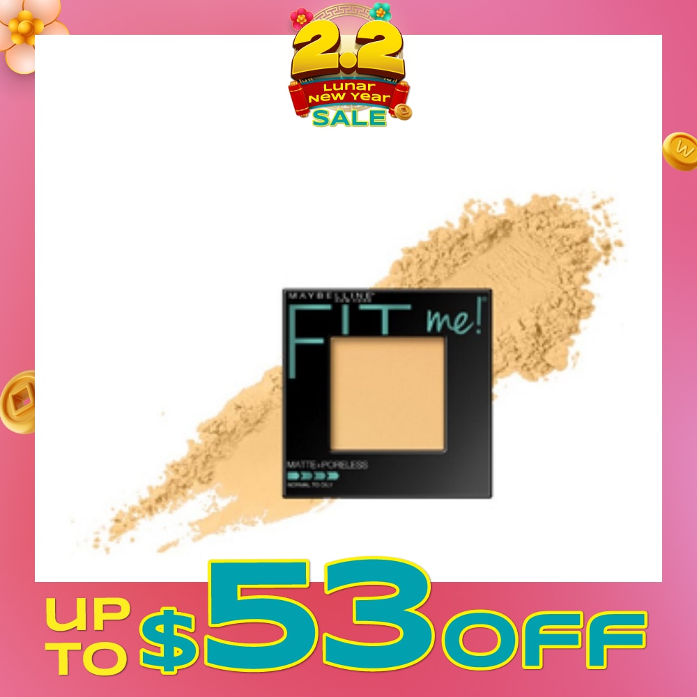 MAYBELLINE Fit Me Matte Poreless Powder 120 Classic Ivory 1s