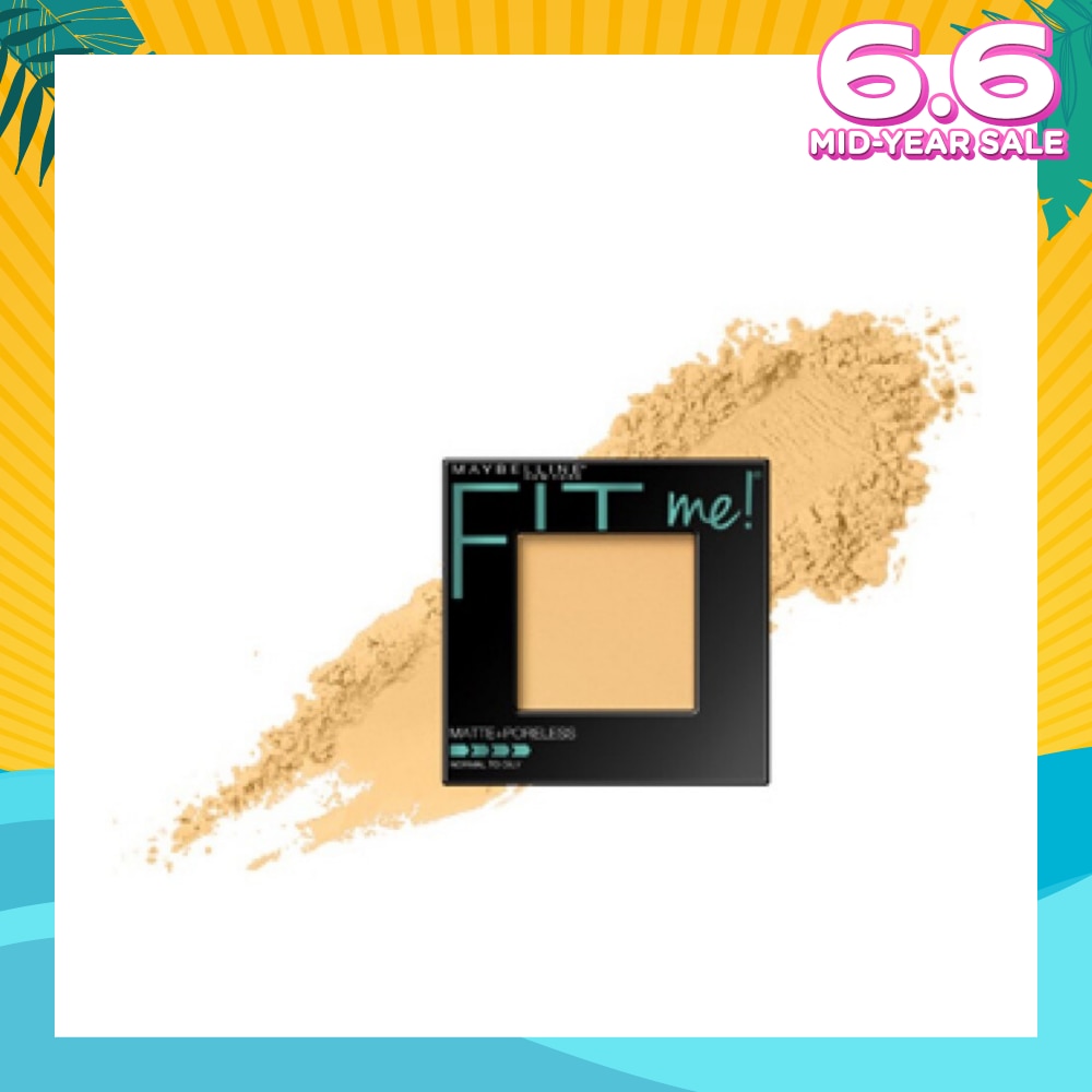 MAYBELLINE Fit Me Matte Poreless Powder 120 Classic Ivory 1s
