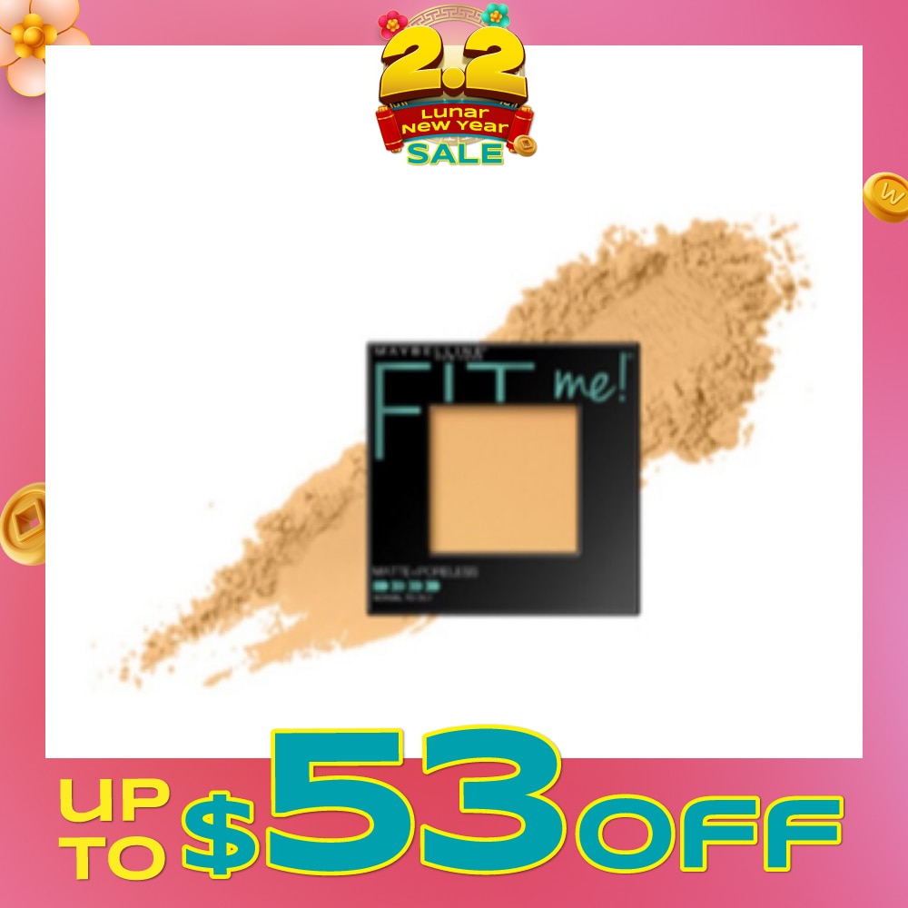 MAYBELLINE Fit Me Matte Poreless Powder 220 Natural Beige 1s