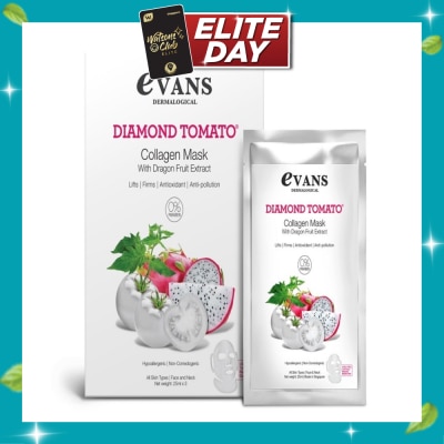 EVANS Diamond Tomato Collagen Mask 25ml X 3 image