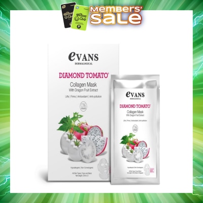 EVANS - Diamond Tomato Collagen Mask 25ml X 3