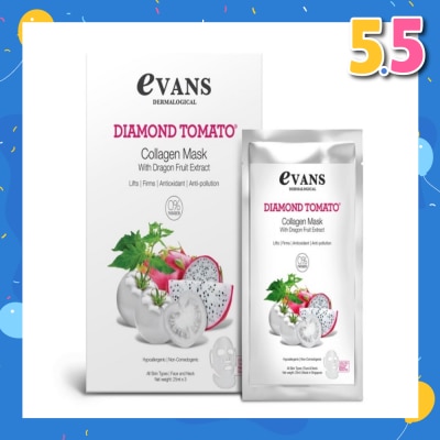 EVANS Diamond Tomato Collagen Mask 25ml X 3