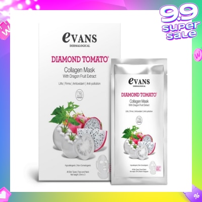 EVANS Diamond Tomato Collagen Mask 25ml X 3