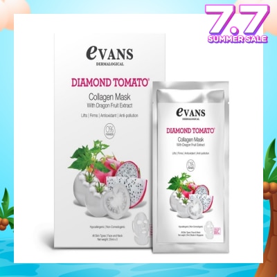 EVANS Diamond Tomato Collagen Mask 25ml X 3
