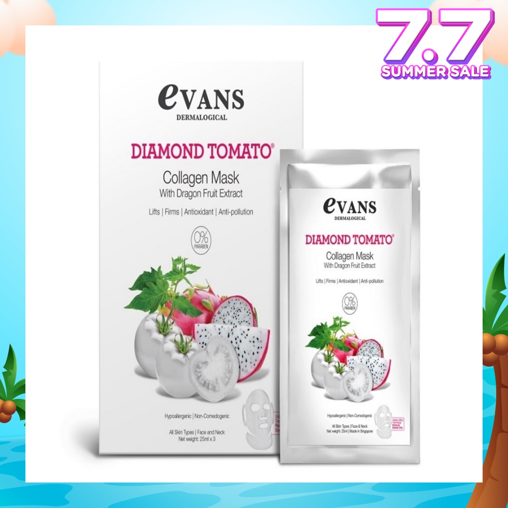 Diamond Tomato Collagen Mask 25ml X 3