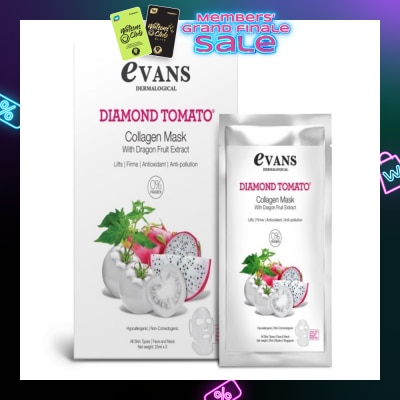 EVANS Diamond Tomato Collagen Mask 25ml X 3