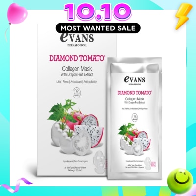 EVANS Diamond Tomato Collagen Mask 25ml X 3 image