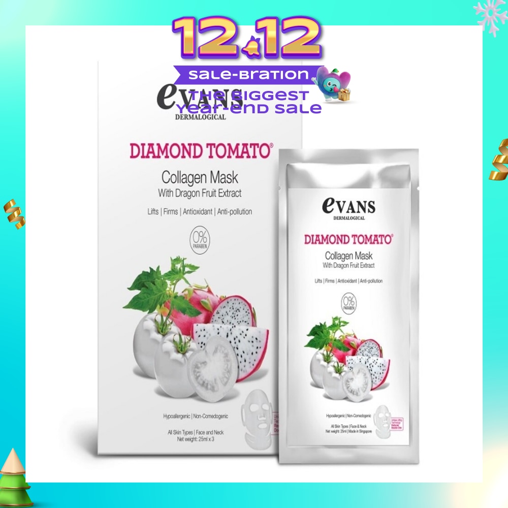 Diamond Tomato Collagen Mask 25ml X 3