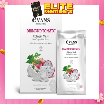 EVANS Diamond Tomato Collagen Mask 25ml X 3