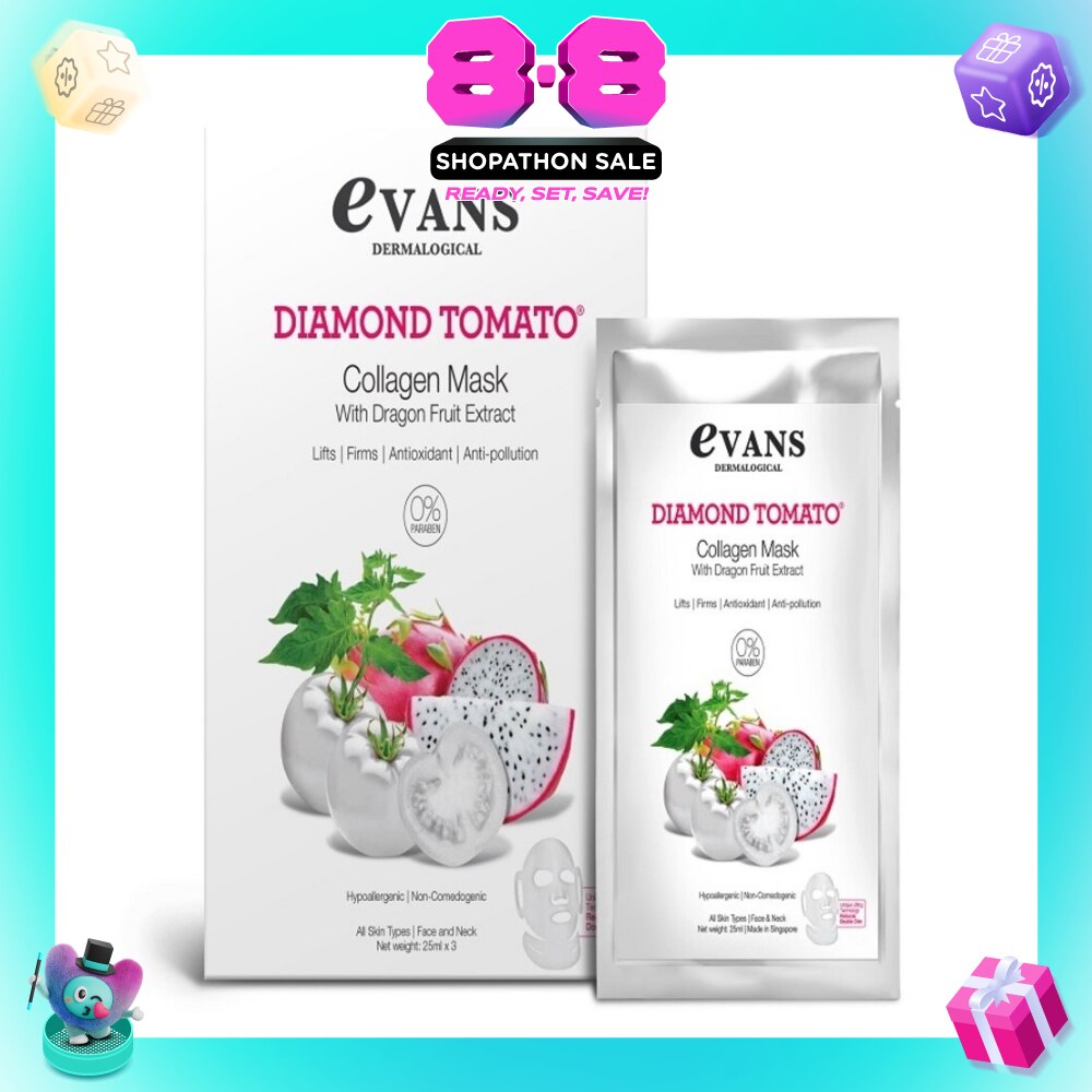 Diamond Tomato Collagen Mask 25ml X 3