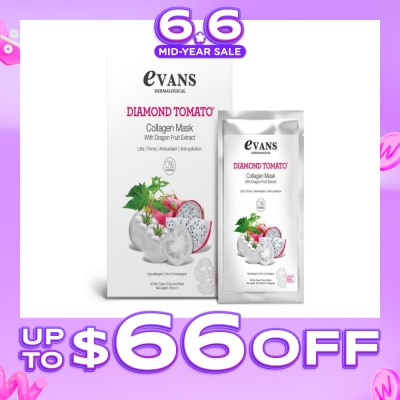 EVANS - Diamond Tomato Collagen Mask 25ml X 3