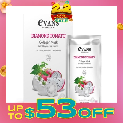 EVANS Diamond Tomato Collagen Mask 25ml X 3