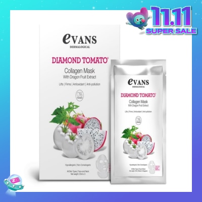 EVANS Diamond Tomato Collagen Mask 25ml X 3