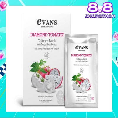 EVANS Diamond Tomato Collagen Mask 25ml X 3