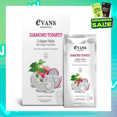 EVANS Diamond Tomato Collagen Mask 25ml X 3