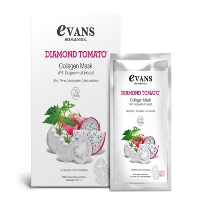 EVANS Diamond Tomato Collagen Mask 25ml X 3