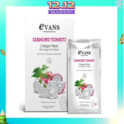 EVANS Diamond Tomato Collagen Mask 25ml X 3