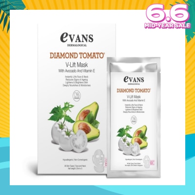 EVANS Evans Diamond Tomato V - Lift Mask with Avocado and Vitmin E. 25ml x 5