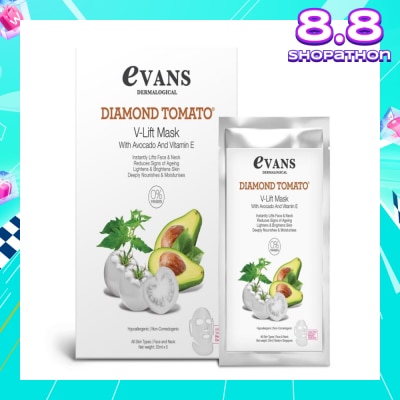 EVANS Evans Diamond Tomato V - Lift Mask with Avocado and Vitmin E. 25ml x 5