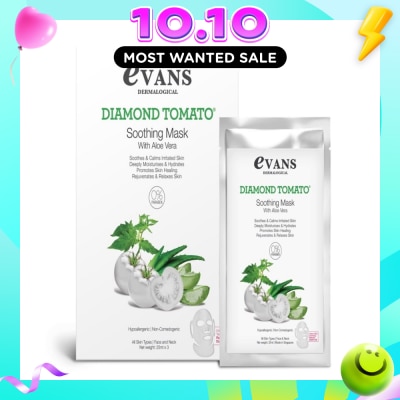EVANS Diamond Tomato Soothing Mask with Aloe Vera 25ml x 3s image