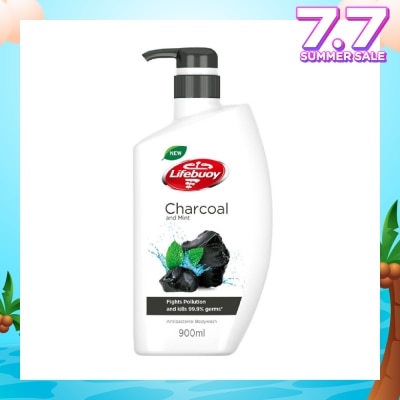 LIFEBUOY Lifebuoy Charcoal & Mint Antibacterial Body Wash 900ml