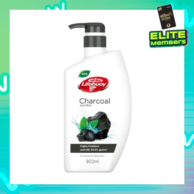 LIFEBUOY Lifebuoy Charcoal & Mint Antibacterial Body Wash 900ml