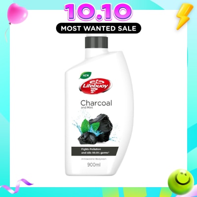 LIFEBUOY Lifebuoy Charcoal & Mint Antibacterial Body Wash 900ml image