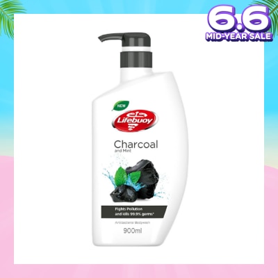 LIFEBUOY Lifebuoy Charcoal & Mint Antibacterial Body Wash 900ml