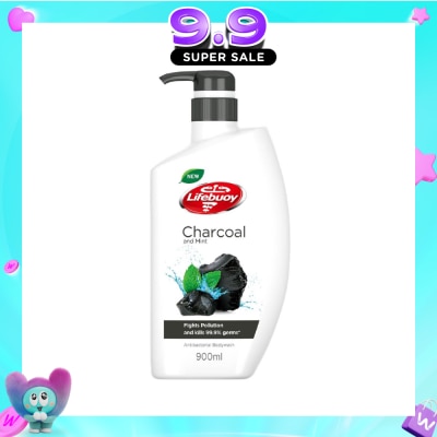 LIFEBUOY - Lifebuoy Charcoal & Mint Antibacterial Body Wash 900ml image
