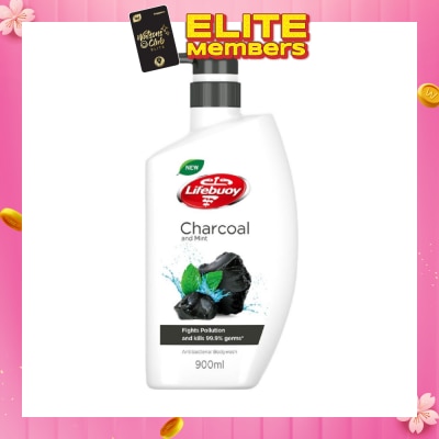 LIFEBUOY Lifebuoy Charcoal & Mint Antibacterial Body Wash 900ml