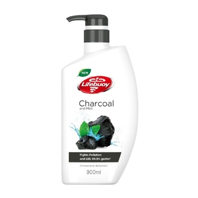 LIFEBUOY Lifebuoy Charcoal & Mint Antibacterial Body Wash 900ml