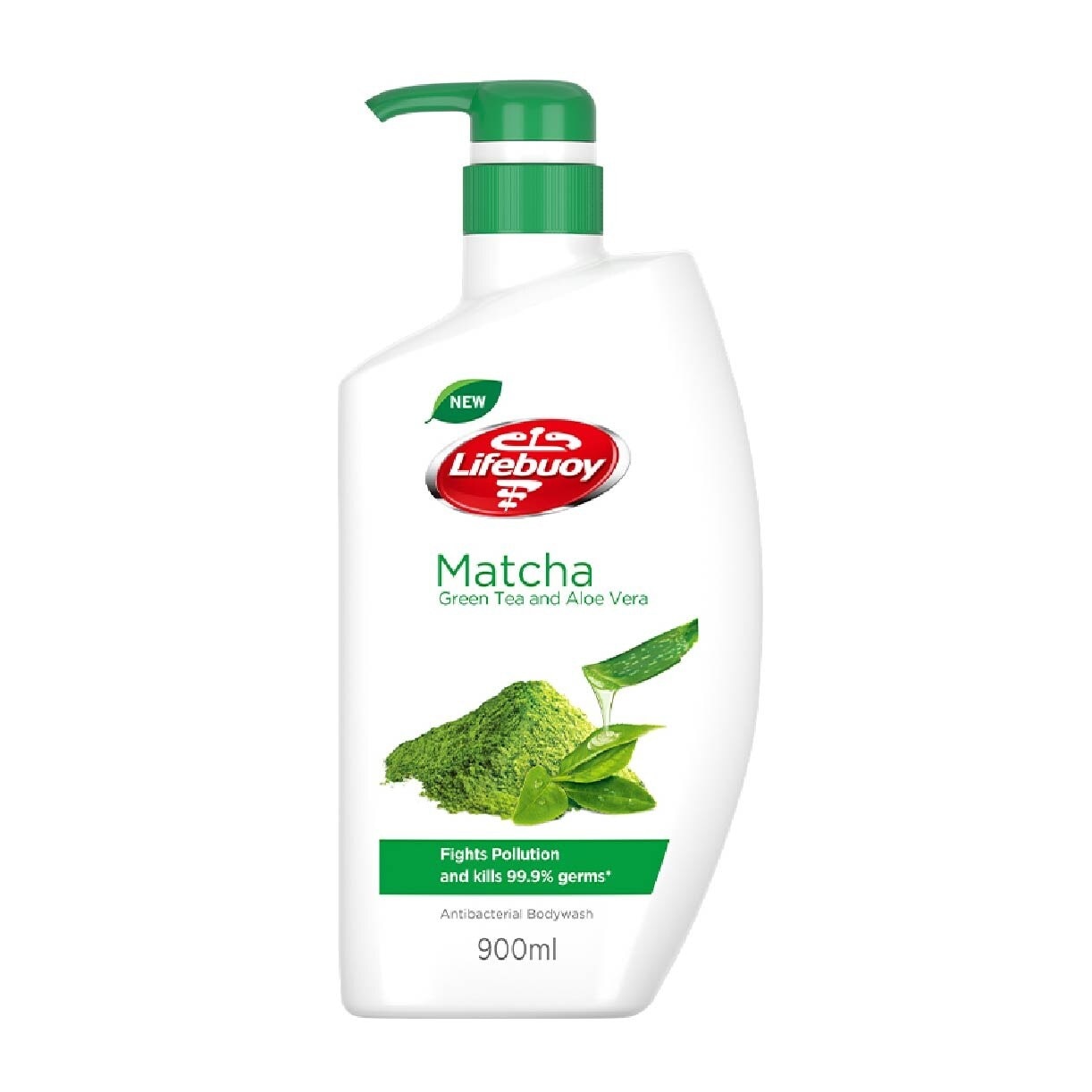 Lifebuoy Antibacterial Matcha Green Tea & Aloe Body Wash 900ml