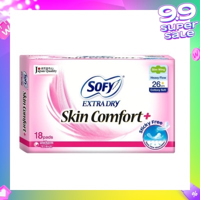 SOFY Extra Dry Day Slim Wing 26cm 18s