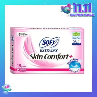 SOFY Extra Dry Day Slim Wing 26cm 18s