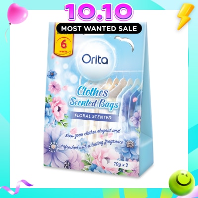 ORITA Clothes Scented Bags Floral Fragrance 10g x 3s image