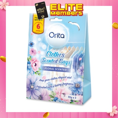 ORITA Clothes Scented Bags - Floral Fragrance 10g x 3s