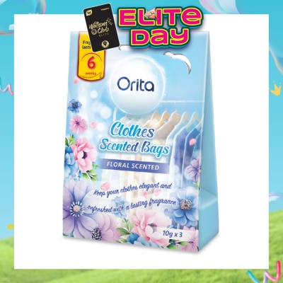 ORITA - Clothes Scented Bags - Floral Fragrance 10g x 3s