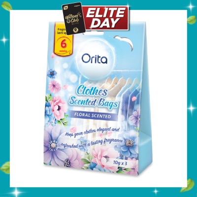 ORITA Clothes Scented Bags Floral Fragrance 10g x 3s image