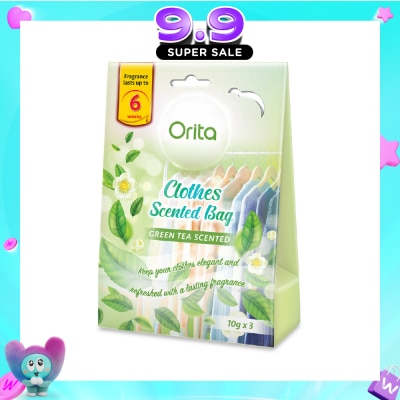 ORITA - Clothes Scented Bags - Green Tea Fragrance 10g x 3s image