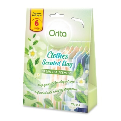ORITA Clothes Scented Bags - Green Tea Fragrance 10g x 3s