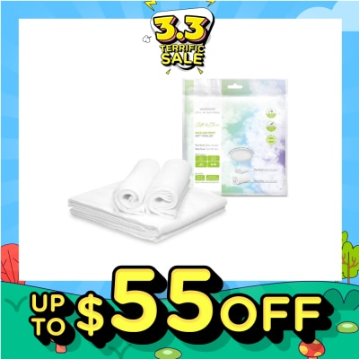 WATSONS Face & Body Soft Towel Set (Face Towel 60cm x 35cm 2s & Body Towel 135cm x 60cm 1s) 1s