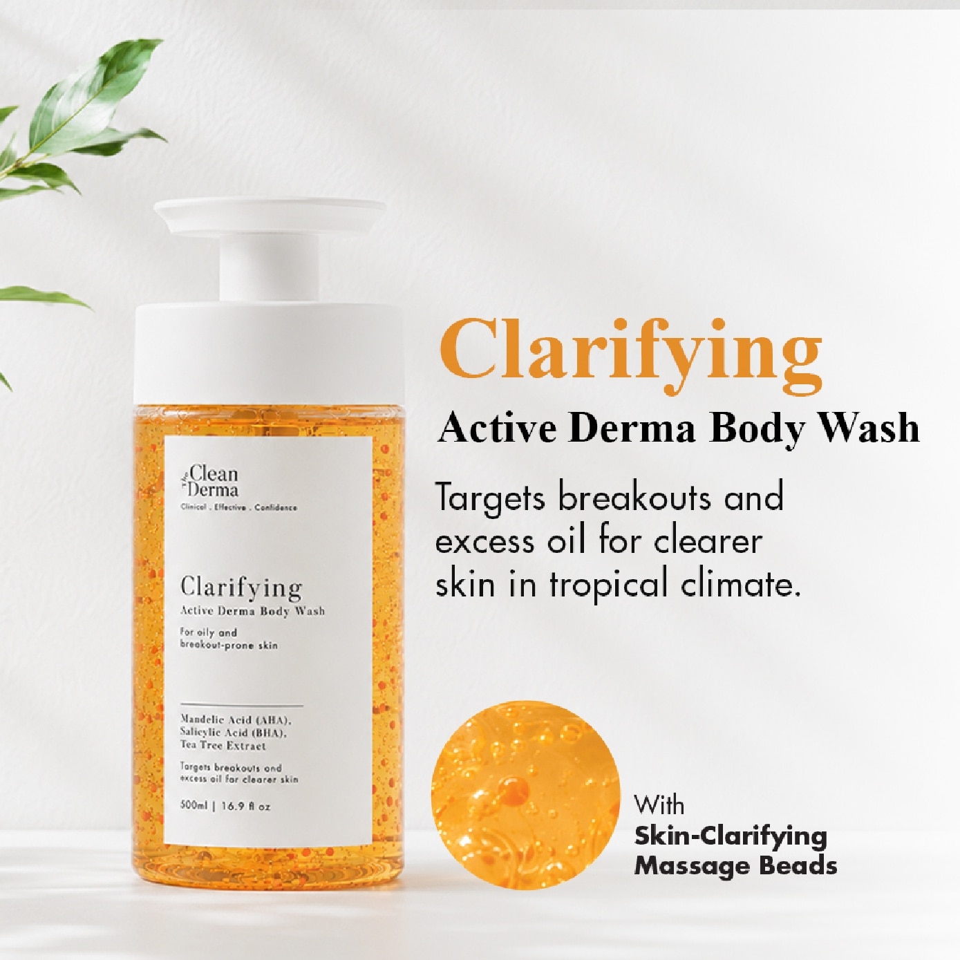 Clarifying Active Derma Body Wash 500ml image