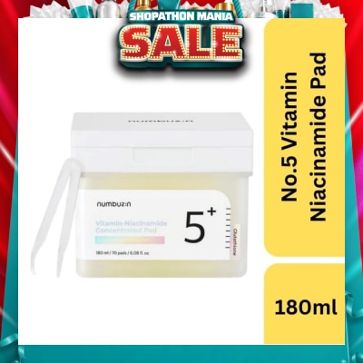 NUMBUZIN - No 5 Vitamin-Niacinamide Concentrated Pad (For Evens Skin Tone & Fade Away Dark Spots) 70s