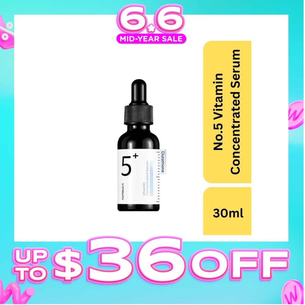 No 5 Vitamin Concentrated Pad (To Fades Facial Acne Scars & Brightens Facial Dark Spots) 30ml